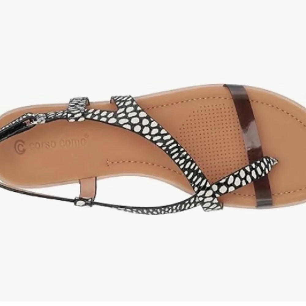 CC Corso Como – Blessia Sandal Black/ White / 9 M